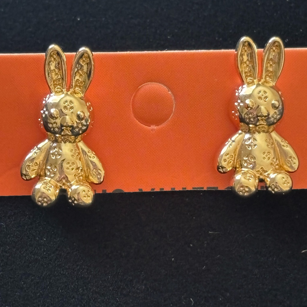 Stainless Steel Cute Rabbit Earrings